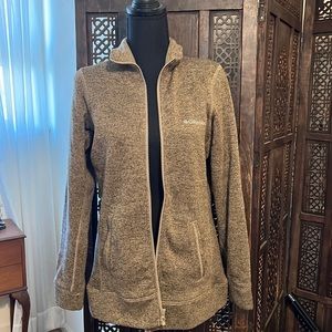 Columbia zip up sweat shirt